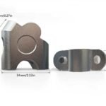 Knmaster 22 mm Motosiklet Gri Gidon Yükseltme Aparatı