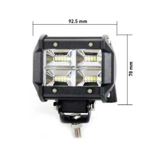 222k3514 Knmaster Sedan 48W Motosiklet /Off Road Sis Farı - Görsel 1
