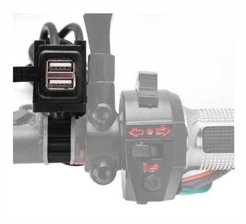 361k0983-1 Knmaster CS-100 Su Geçirmez Çift Usbli Şarj Soketi - Görsel 1