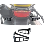 Motosiklet Arka Dönüş Sinyalleri İçin Izgaralı Alüminyum Alaşımlı Koruma Kapağı