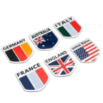 Ülke Bayrakları Alüminyum Arma Sticker