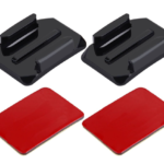 Tüm Aksiyon Kameralara Uyumlu 2 Adet Oval Zemin Aparatı+ 3M Yapışkan Bant