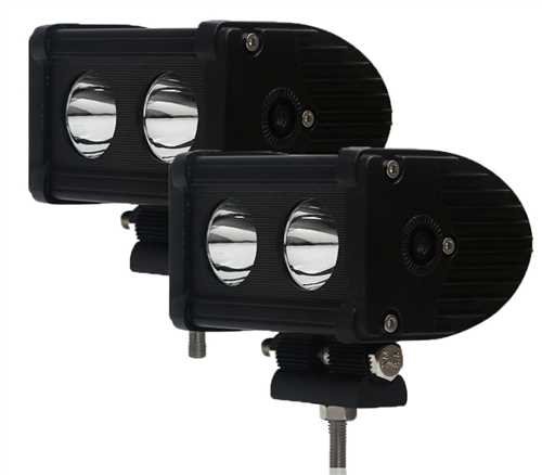 610urun_9945 Knmaster Rally 20W Off Road / Motosiklet Sis Farı - Görsel 1