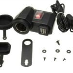 KNMASTER Su Geçirmez Çakmaklık + Çiftli Usb Portu