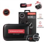 KNMASTER KN1200C PRO Kameralı Motosiklet Bluetooth Intercom Kulaklık Seti
